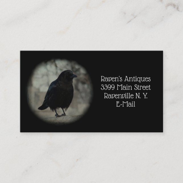 Tarjeta De Visita Little Blackbird (Anverso)