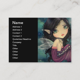 Tarjeta De Visita Little Moon Big Eye Fantasy Art