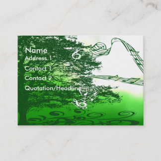 Tarjeta De Visita Living Green crea una melodía a nuestro alrededor-