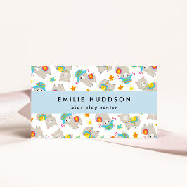 Tarjeta De Visita Llamas Cutas, Centro de Juegos Infantiles, Centro 