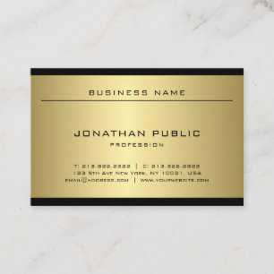 Tarjeta De Visita Llano de moda mínimo elegante moderno de la mirada