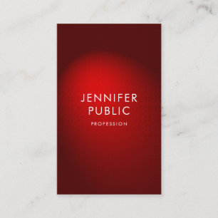 Tarjeta De Visita Llano de moda moderno del diseño atractivo