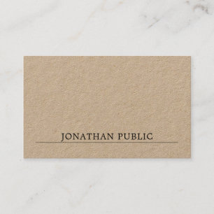 Tarjeta De Visita Llano profesional minimalista elegante moderno