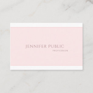 Tarjeta De Visita Llano simple creativo profesional del diseño