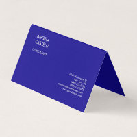 Llanura Minimalista moderna Ultramarine Blue Trend