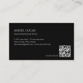 Tarjeta De Visita Llanura profesional minimalista