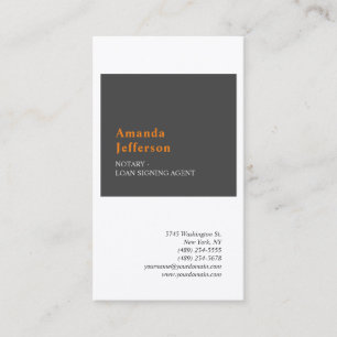 Tarjeta De Visita Llanura profesional Minimalista moderna de seda pr
