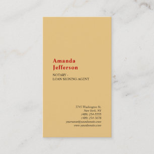 Tarjeta De Visita Llanura profesional Minimalista moderna de seda pr