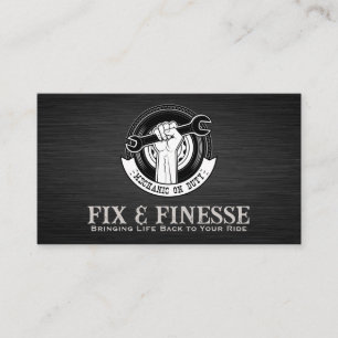 Tarjeta De Visita Llave de sujeción mecánica   Servicios automáticos