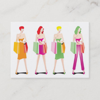 Tarjeta De Visita LLC de la moda del rosa