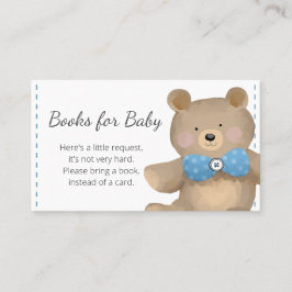 Tarjeta De Visita Lleve libros de Baby Shower para el bebé