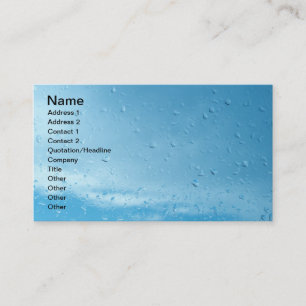 Tarjeta De Visita Lluvias