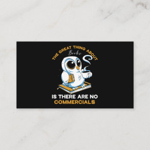 Tarjeta De Visita Lo bueno de los libros es que no hay comedia