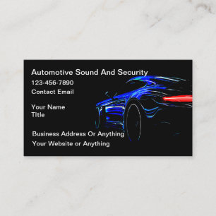 Tarjeta De Visita Lo más genial de audio y seguridad automotriz