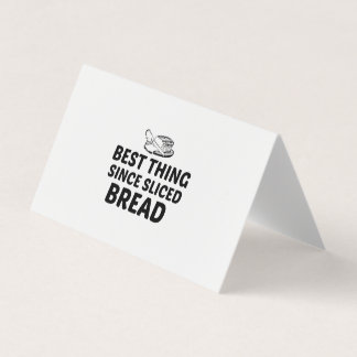 Tarjeta De Visita Lo mejor desde el pan rebanado
