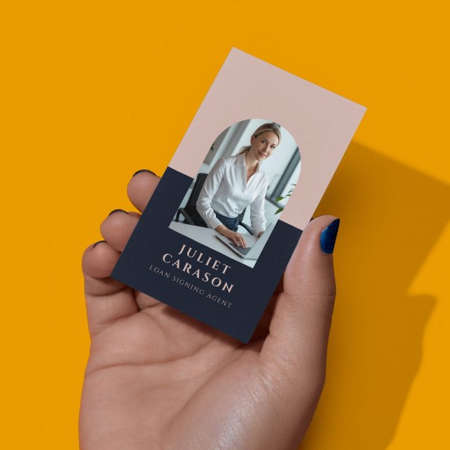 Tarjeta De Visita Loan signing agent notary public arch photo  (Subido por el creador)