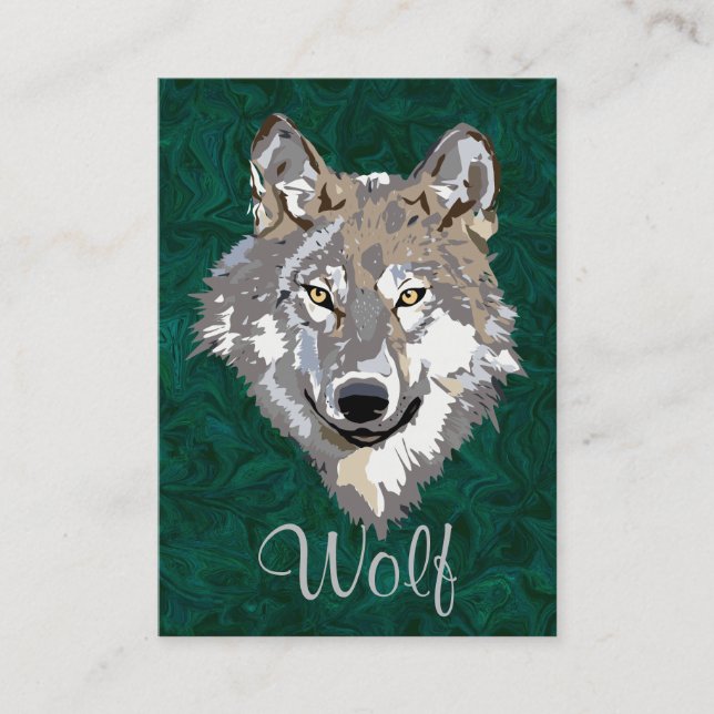 Tarjeta De Visita lobo (Anverso)