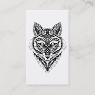 Tarjeta De Visita Lobo astuto