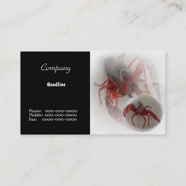 Tarjeta de visita Lobsters (Anverso)