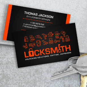 Tarjeta De Visita Locksmith Services