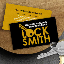 Tarjeta De Visita Locksmith Services