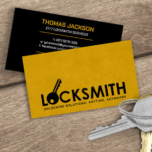 Tarjeta De Visita Locksmith Services