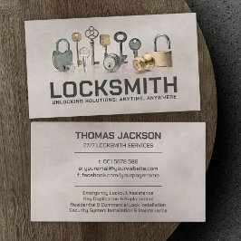 Tarjeta De Visita Locksmith Services