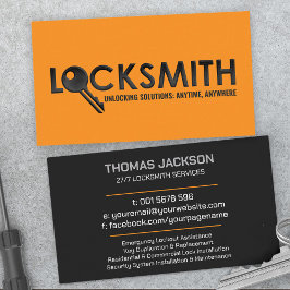 Tarjeta De Visita Locksmith Services