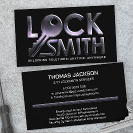 Tarjeta De Visita Locksmith Services