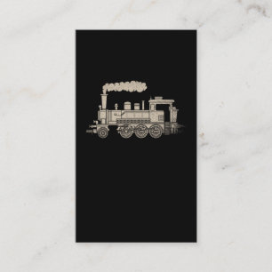Tarjeta De Visita Locomotora de vapor Retro Ferrocarril Lover