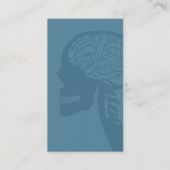 Tarjeta De Visita logicskull azul (Anverso)