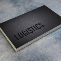 Logística Minimalista Negro Negrita Textos en negr