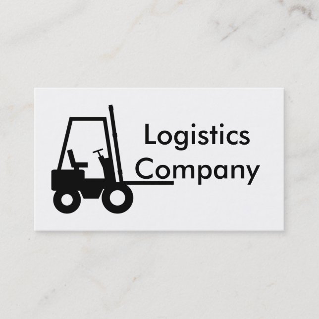 Tarjeta De Visita Logistics Company (Anverso)