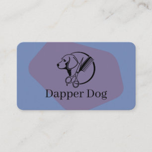 Tarjeta De Visita Logo de aseo de perros Estilista de mascotas