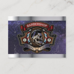Tarjeta De Visita logo de barber