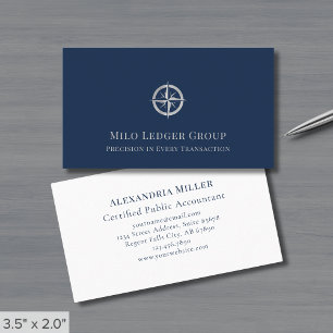 Tarjeta De Visita Logo de Blue Luxury