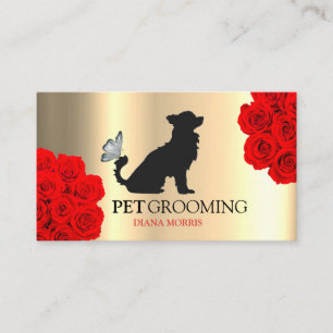 Tarjeta De Visita Logo de clínica veterinaria de mascotas animales p