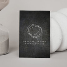 Logo de esgrima del diseñador en Metalizado negro