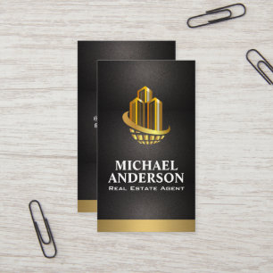 Tarjeta De Visita Logo de Golden Global Building