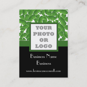 Tarjeta De Visita Logo de Green Shamrock