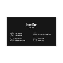 Logo de iconos clásicos del Negocio negro