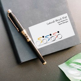 Tarjeta De Visita Logo de la carrera de bicicletas