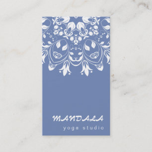 TARJETA DE VISITA LOGO DE MANDALA PERSONALIZADO INSTRUCTOR DE YOGA