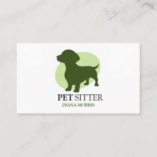 Tarjeta De Visita Logo de Mascota Animal Perro Clínica Veterinaria C