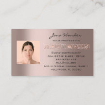 Logo de medios sociales Foto Belleza de maquillaje