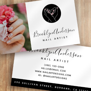 Tarjeta De Visita Logo de Photo Nail