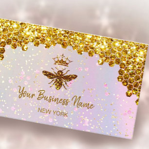 Tarjeta De Visita Logo de Queen Bee