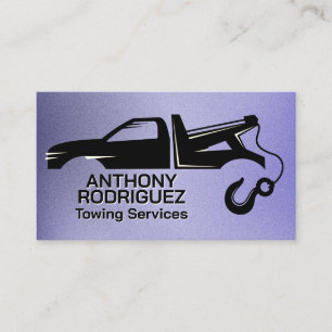 Tarjeta De Visita Logo de remolque   Servicios de cuidado del auto