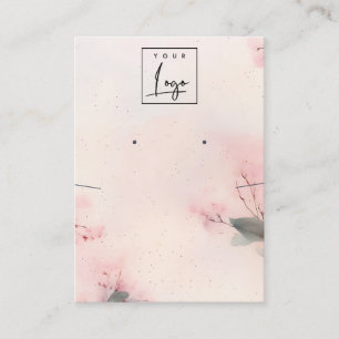 Tarjeta De Visita Logo de Rubor Cherry Blossom Earl Necklace