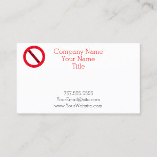 Tarjeta De Visita Logo de Stop Bullying de Shirley Taylor